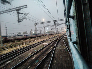 Railroad station platform