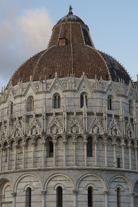 Low angle view of building against sky