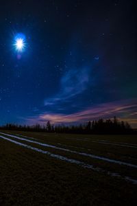 Scenic view of dramatic sky over landscape