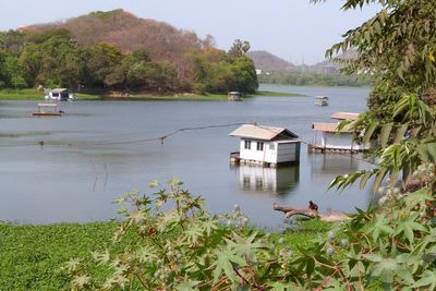 Scenic view of lake