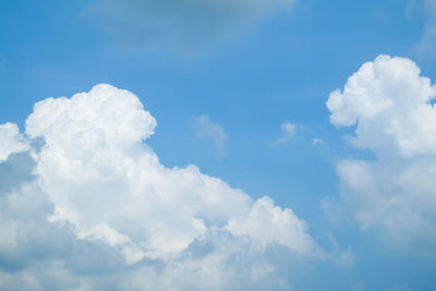 Low angle view of clouds in sky