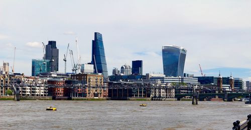 Skyscrapers in city