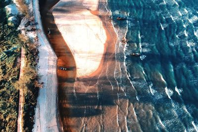 Full frame shot of woman swimming pool