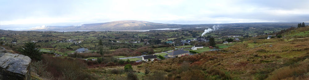 Panoramic view of landscape against sky