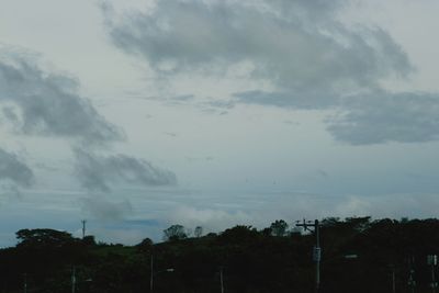 Low angle view of storm clouds in sky