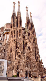 Low angle view of historical building against sky