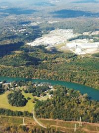 Aerial view of landscape