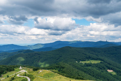 Scenic view of landscape against sky