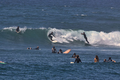 People on beach