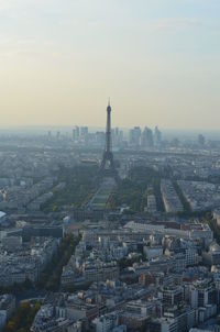 High angle view of cityscape