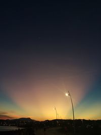 Scenic view of landscape at sunset