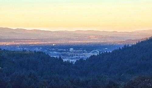 High angle view of cityscape