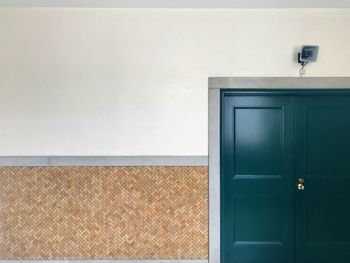 Open door of house
