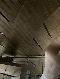 Low angle view of illuminated ceiling in building