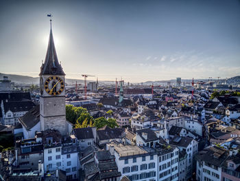 View of cityscape against sky