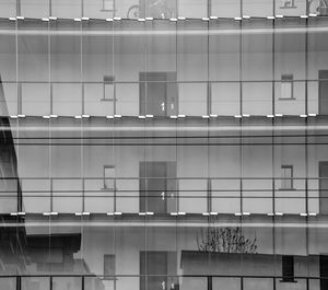 Low angle view of glass building