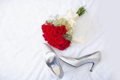 Close-up of rose bouquet