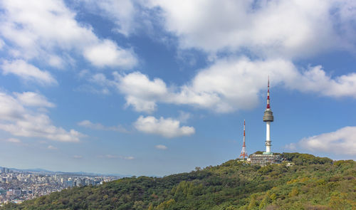 Low angle view of building against sky