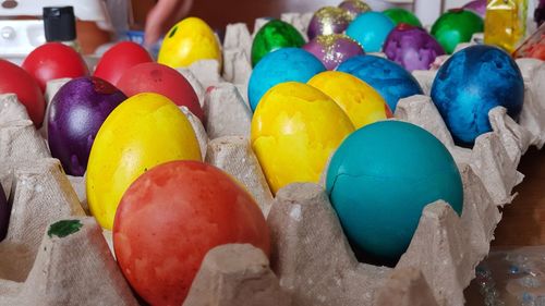 Close-up of multi colored candies