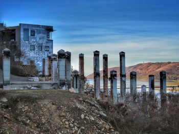 Panoramic view of landscape against sky