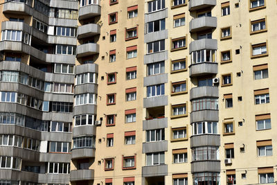 Ex-soviet concrete block houses in romania