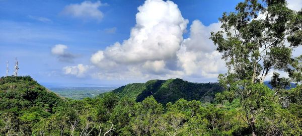 Panoramic view of landscape against sky