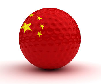 Close-up of red ball