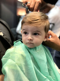 Portrait of cute boy