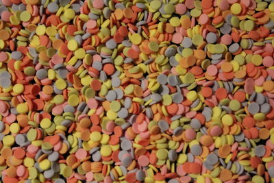 Full frame shot of multi colored candies