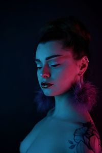 Neon portrait