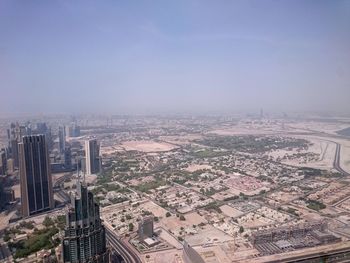 Aerial view of city