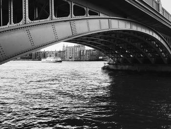 Southwark bridge on thames river