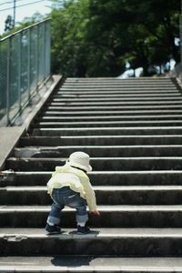 Low angle view of stairs