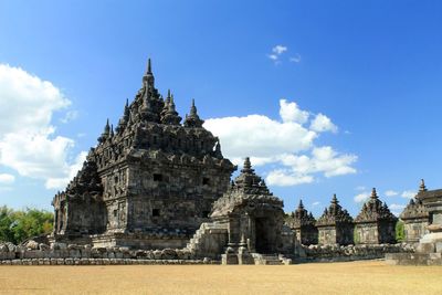 Plaosan temple is one of the buddhist temples in klaten, central java, indonesia