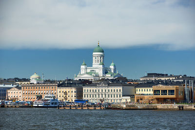 View of building against sky in city