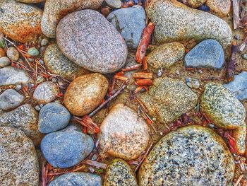 Close-up of pebbles