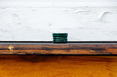 Close-up of wooden wall