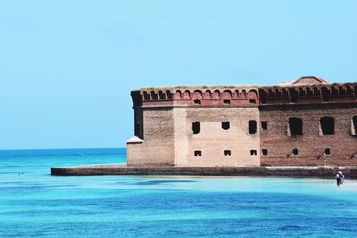 View of building by sea