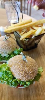 Close-up of food in plate