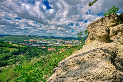 Scenic view of landscape against sky