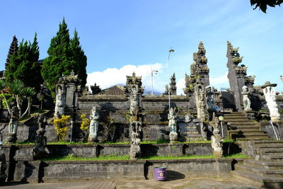 Panoramic view of historic building against sky