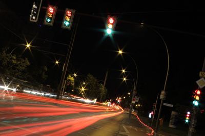 Blurred motion of car moving on road