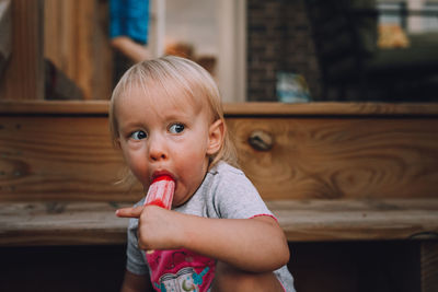 Portrait of cute boy