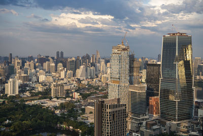 Cityscape against sky