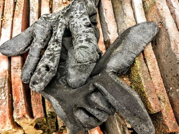 Close-up of old weathered wood