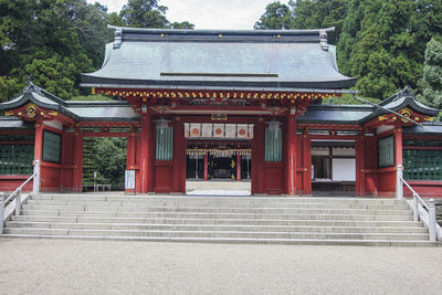 Entrance of temple building