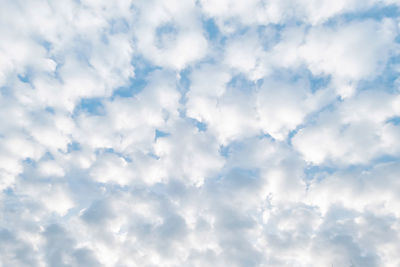 Low angle view of clouds in sky