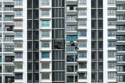 Full frame shot of high rise residential building