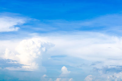 Low angle view of clouds in sky