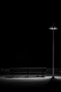 Street light at night